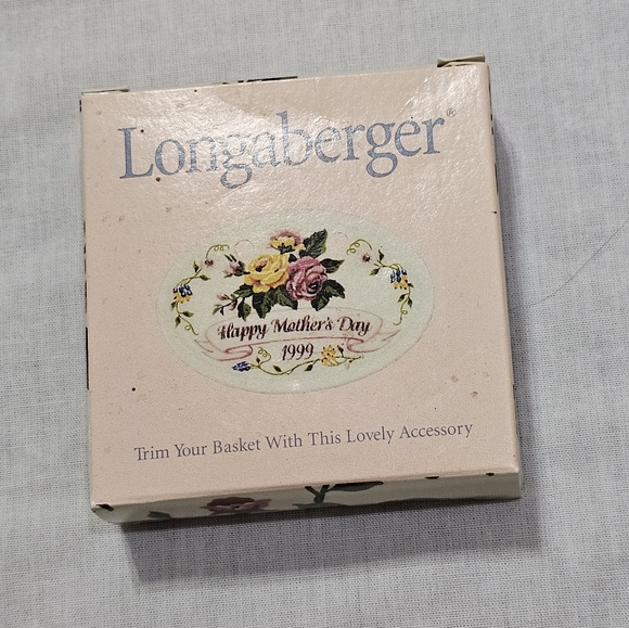 Longaberger Basket Tie-On - Mother's Day 1999 - Picture 1 of 8